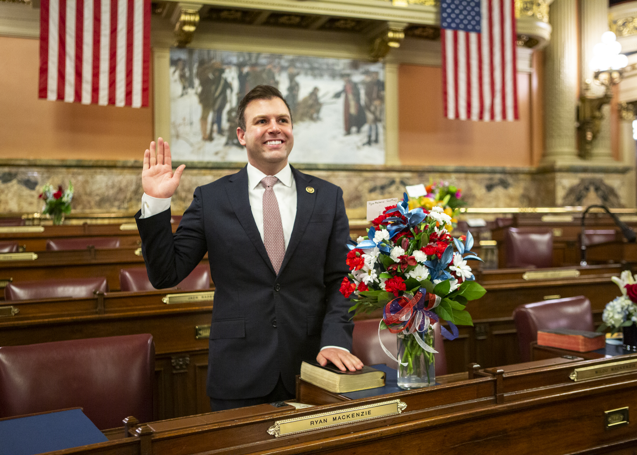 Mackenzie Takes Oath of Office 